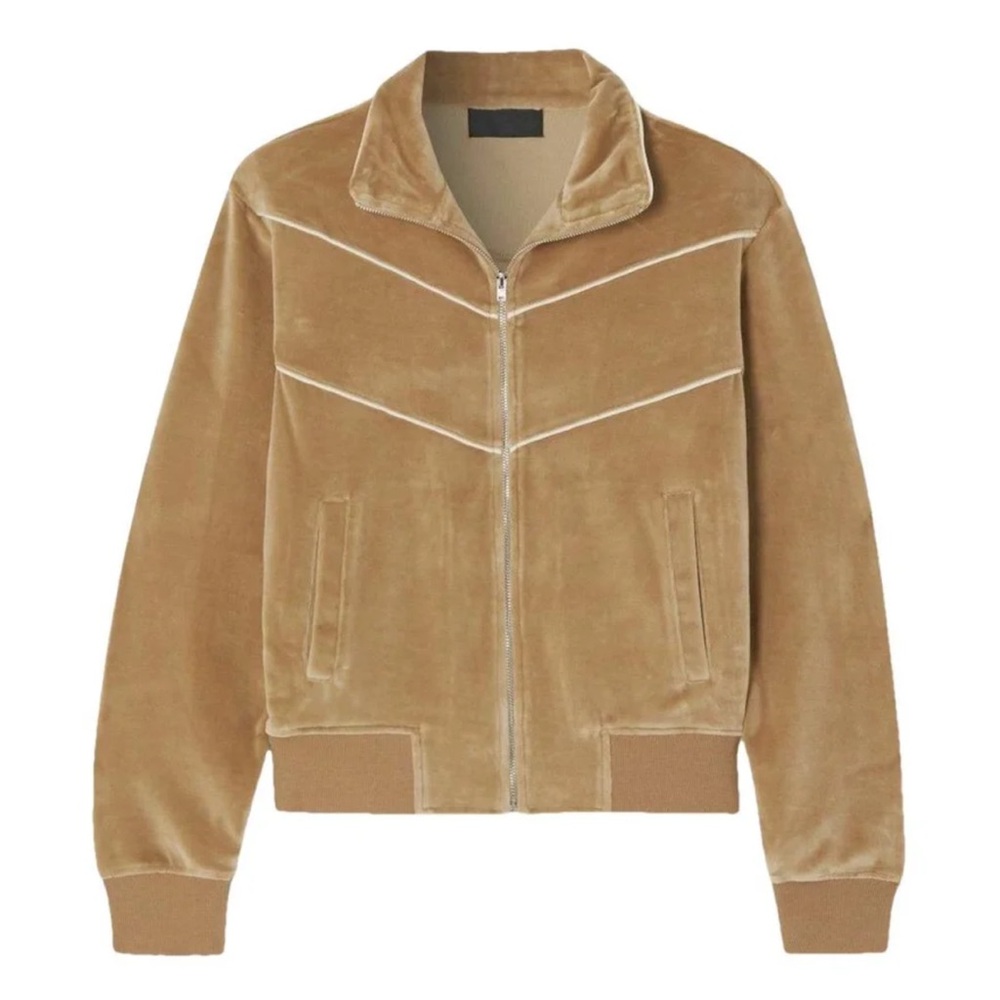 Nili Lotan Camel Velvet Jacket size M